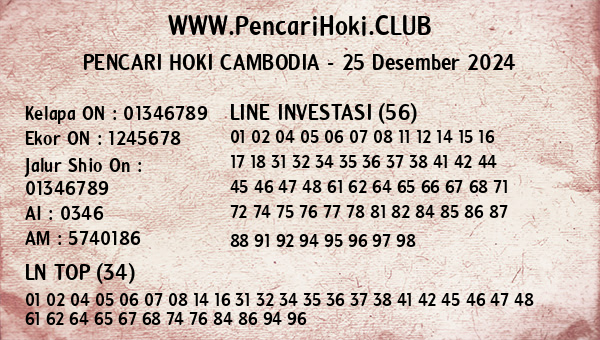 Prediksi Cambodia