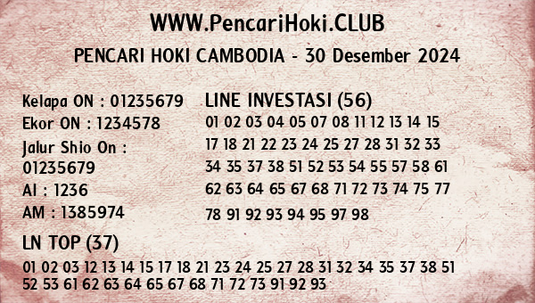 Prediksi Cambodia