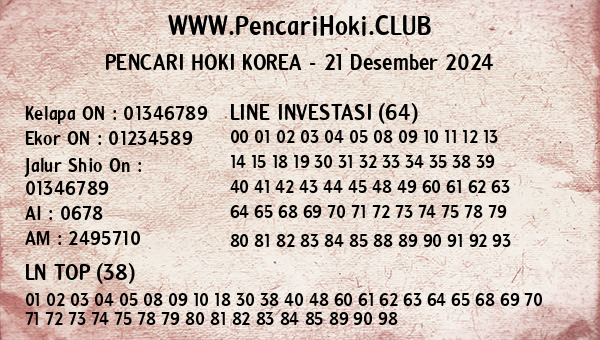 Prediksi Korea