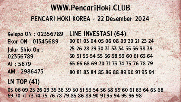 Prediksi Korea