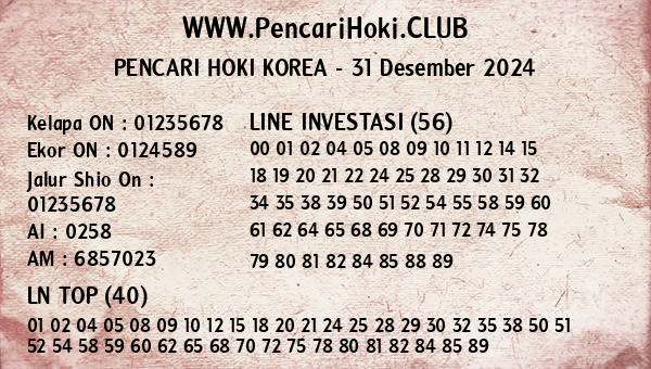 Prediksi Korea