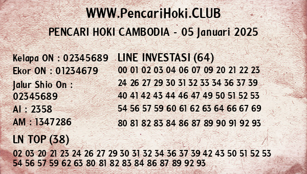 Prediksi Cambodia