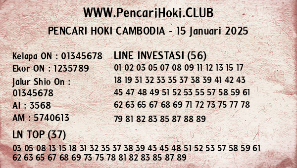 Prediksi Cambodia