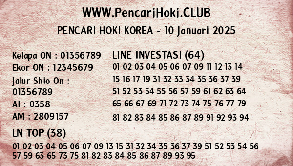 Prediksi Korea