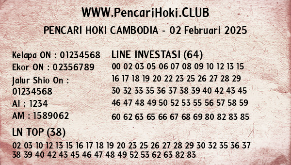 Prediksi Cambodia