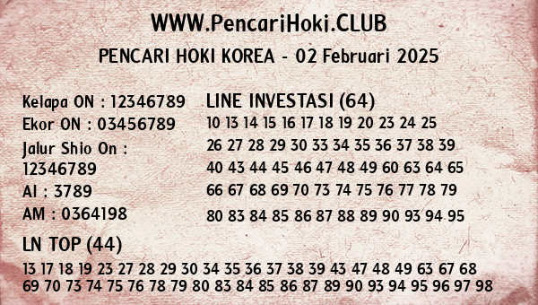 Prediksi Korea