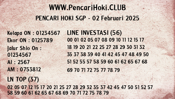 Prediksi SGP