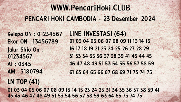 Prediksi Cambodia